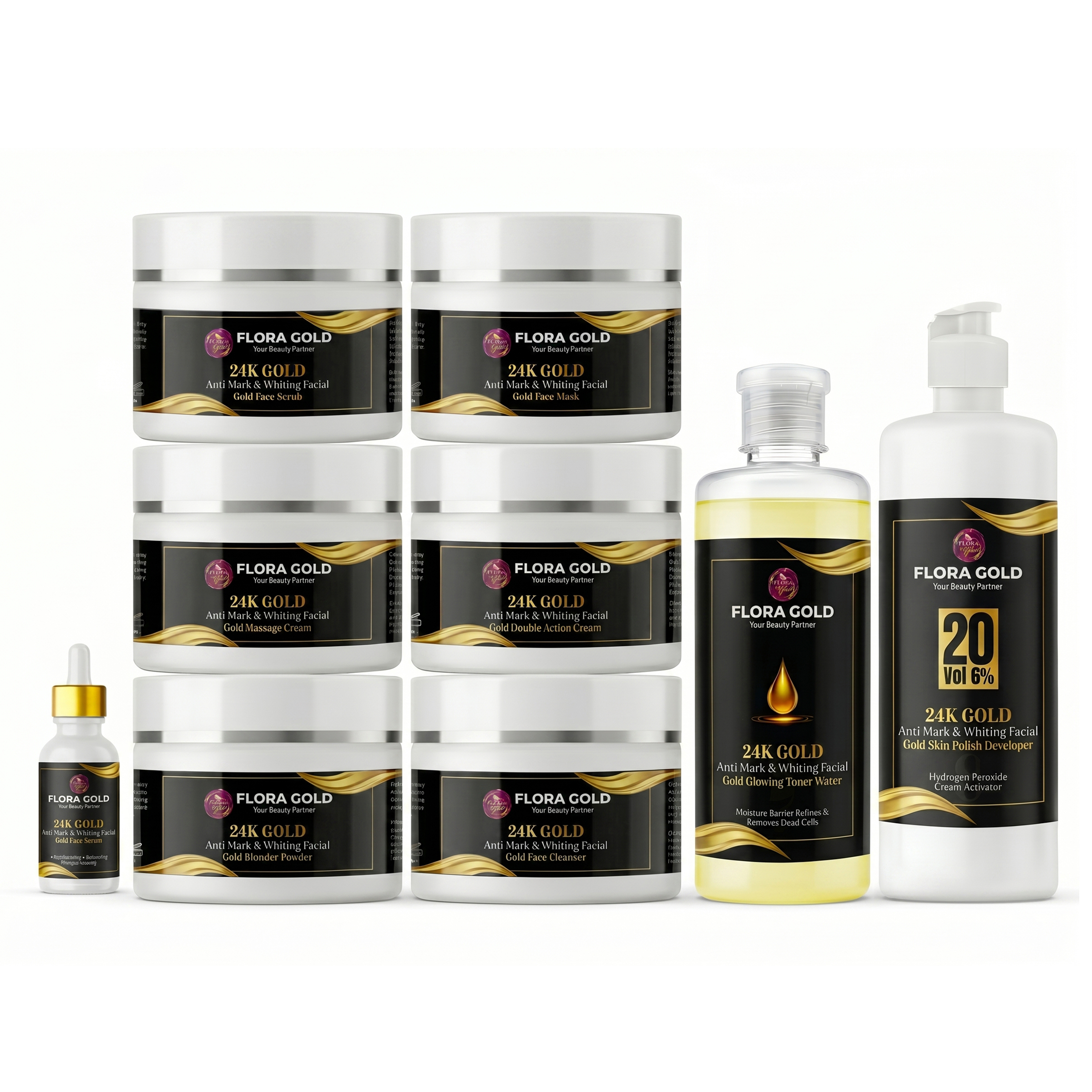 24K Gold facial kit